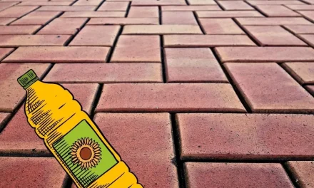 Impregnation of paving stones with edible oil and other Myths